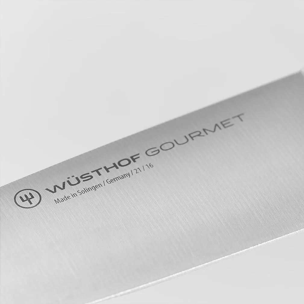 Wusthof Gourmet White 4.5" Stainless Steel Utility Knife with White Handle