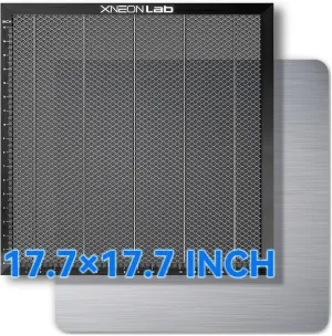 XNEONLab Honeycomb Laser Bed- 440 × 440 × 22mm Working Table with Aluminum Panel for XTool D1 /D1 Pro and Most Engraver Cutting Machine,Engraver Machine Accessories