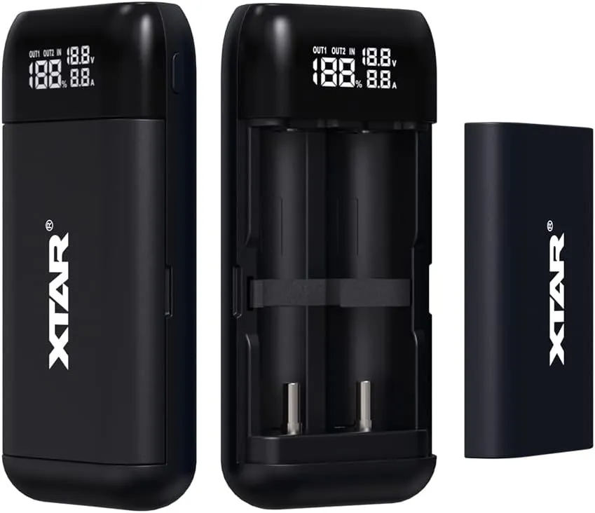XTAR PB2S Battery Charger (Black)