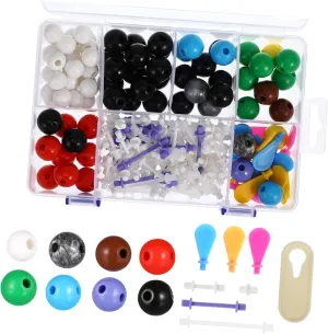 YARNOW 1Set Molecular Structure Model Kit Chemistry Visualization Tool for Organized Storage Box for Classroom Lab Experiments and Home Decoration
