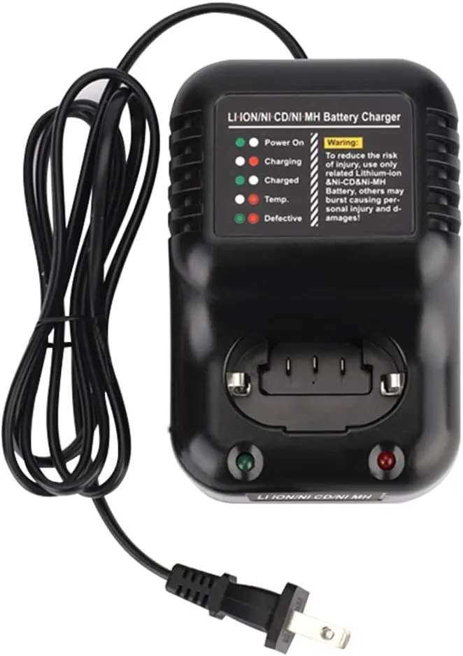YEX-BUR Dual Chemistry Power Tool Battery Charger for Paslode 6V Ni-CD/Ni-MH Battery 404717 404400 900400 900420 900421 900600 7.2V Li-ion Battery 902654 902600 CF325LI