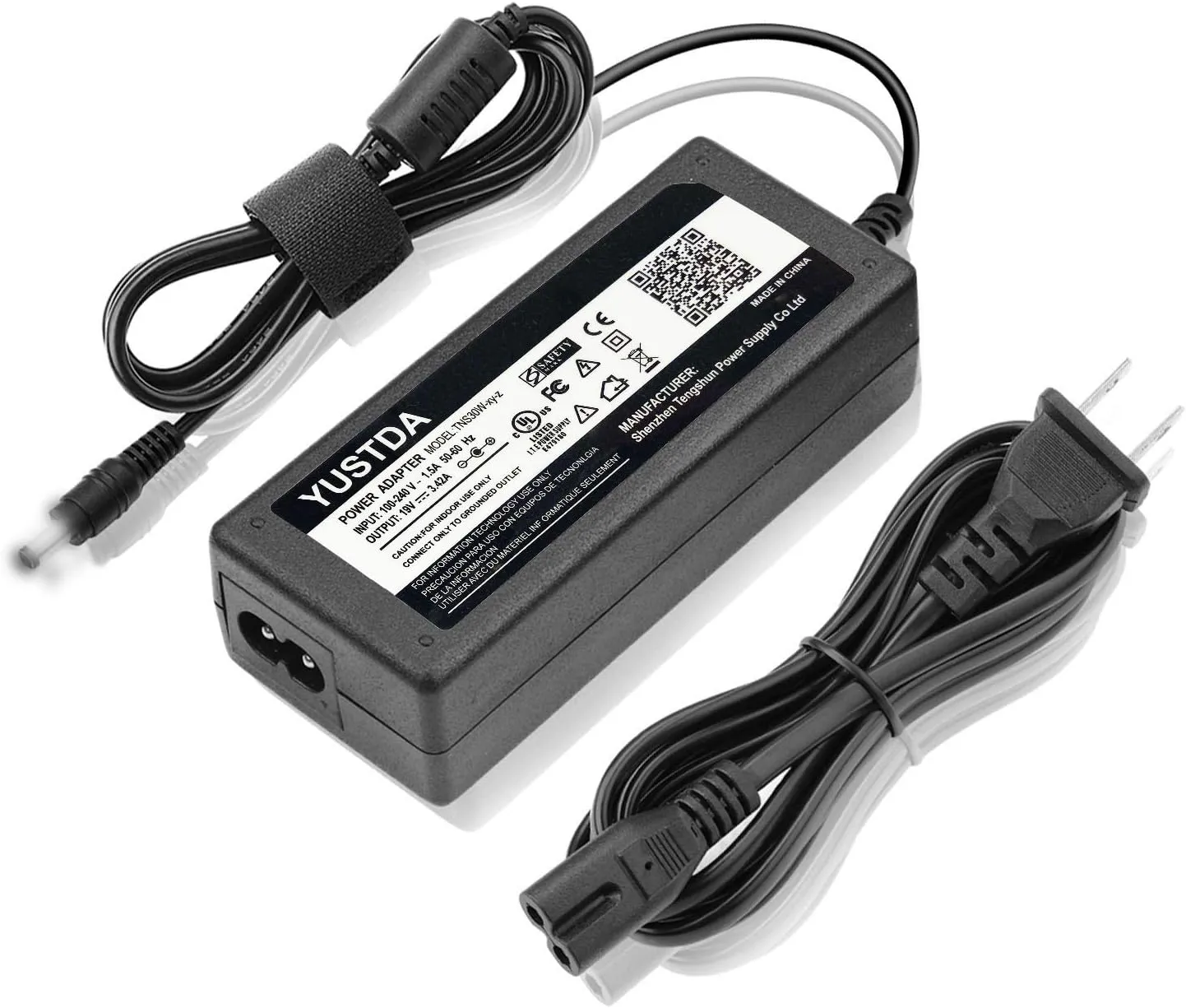 Yustda 18V AC/DC Adapter Compatible with Altec Lansing RockBox XL IMW999 STL IMW999STL 1MW999 Rugged Bluetooth Boombox Wireless Speaker MID 2390819 2390520 JT012-1802500 Power Supply Battery Charger