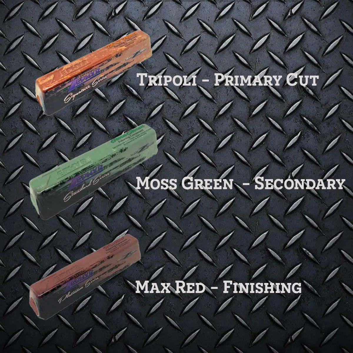 ZEPHYR Custom POLISHING Products American Shine Polishing Kit with Buffing Pads and Polishing Compound, for Big Rigs, Pontoons, and Aluminum Wheels