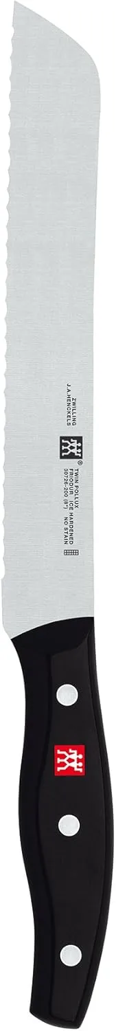 ZWILLING Twin Signature 8-inch Bread Knife, Cake Knife, Razor-Sharp, Made in Company-Owned German Factory with Special Formula Steel perfected for almost 300 Years, Dishwasher Safe,Black